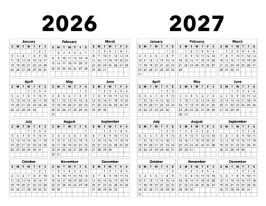 2026-2027 Calendar