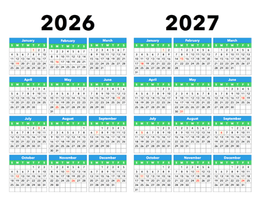 Calendar 2026-2027