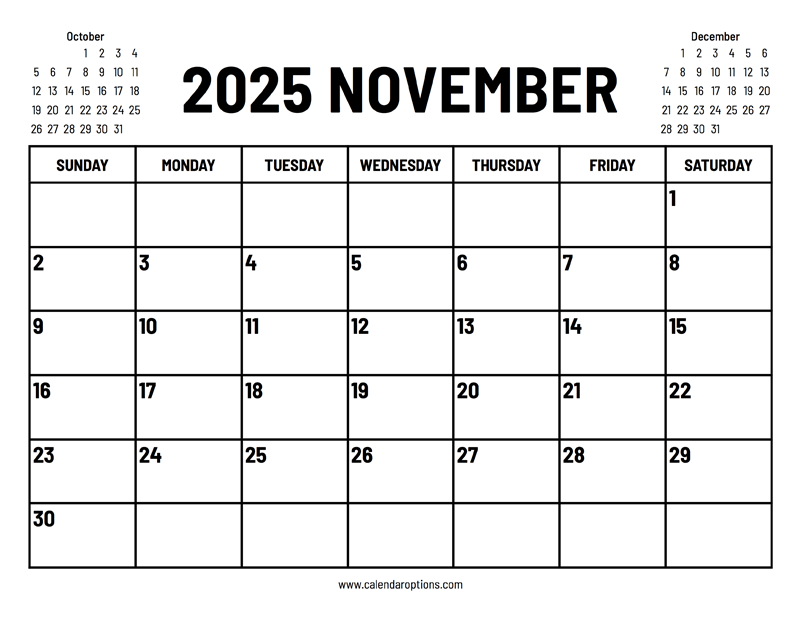 2025-november-calendar-calendar-options