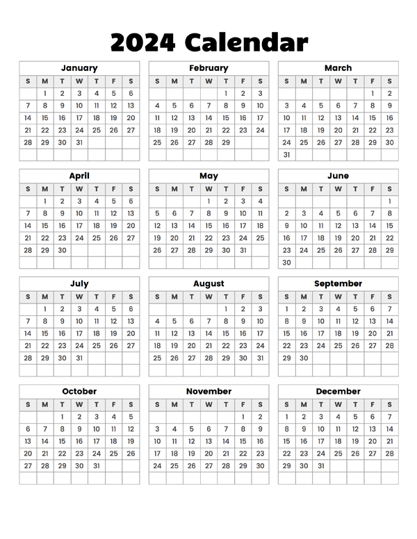 2025 Calendar At A Glance Hazel Iman