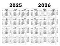 2025-2026 Calendar