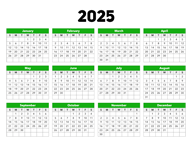 Calendar 2025